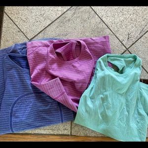 Bundle of Lululemon Swiftly Tank Tops